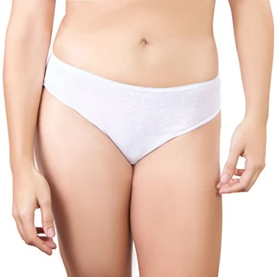 Afbeelding van One Wear Wegwerpslip voor dames van katoen (zwart, set 5) wegwerp onderbroeken ziekenhuiskleding. zwangerschap. Pantjes na de bevalling zwangerschapskoffer. Periodieke