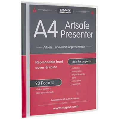 Afbeelding van ArtCare Artsafe Presenter met 20 insteekhoezen A4