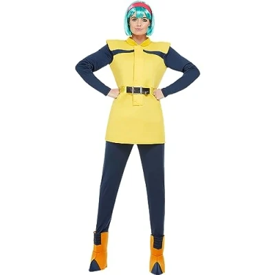 Afbeelding van FUNIDELIA Bulma kostuum Dragon Ball voor vrouwen Maat: L Geel