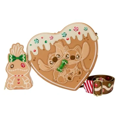 Afbeelding van Disney Loungefly Crossbody Bag Stitch &amp; Angel Gingerbread