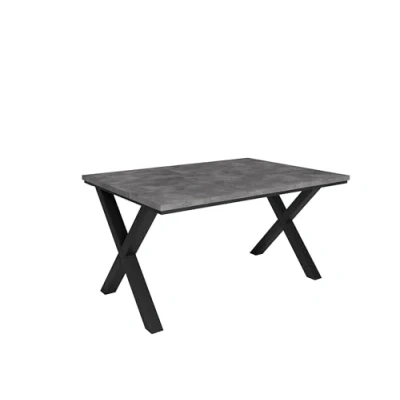 Afbeelding van Skraut Home Eettafel Eetkamermeubels 140 Voor 6 personen Woonkamermeubels Industriële stijl Cement