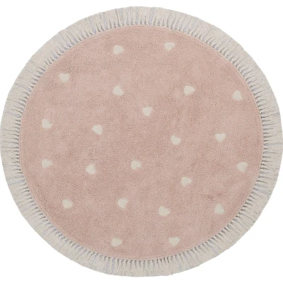 Afbeelding van Tapis petit vloerkleed fleur Ø 120 cm