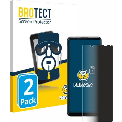 Afbeelding van BROTECT privacy screenprotector voor Sony Xperia 5 II Folie Beschermfolie Blauwlichtfilter (2 Stuks)
