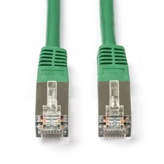 Afbeelding van Netwerkkabel Cat5e F/UTP 0.5 meter (100% koper, Groen)