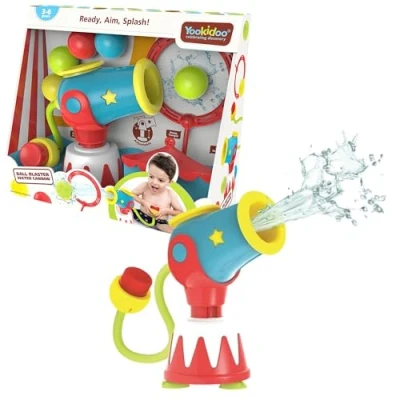 Afbeelding van Yookidoo Baby Badspeeltje Water Kanon Ball Blaster