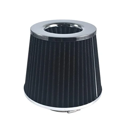 Afbeelding van OQUGRHR Universeel conisch luchtinlaatfilter met hoge doorvoer, 76 mm, zwart