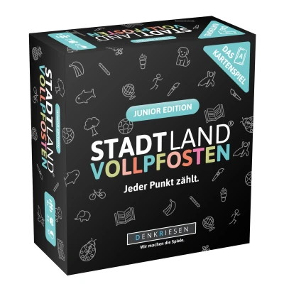 Afbeelding van DENKRIESEN STADT LAND VOLLPFOSTEN Das Kartenspiel Junior Edition