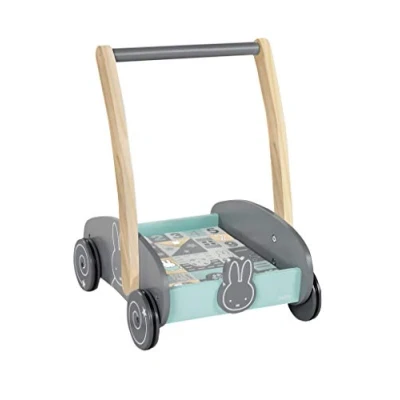 Afbeelding van Roba Loopwagen Nijntje Junior 23 X 31 45 Cm Hout Grijs/mint