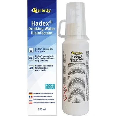 Afbeelding van Hadex Drinkwater En Waterinstallatie Desinfectant 250 Ml Wit Schoonmaakartikelen