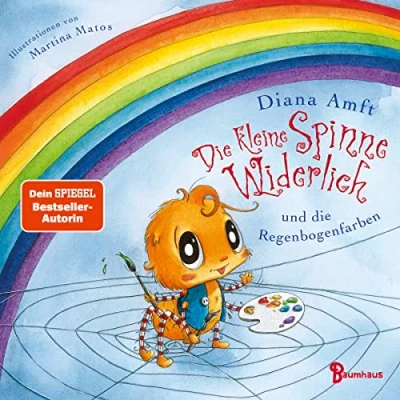 Afbeelding van die kleine Spinne Widerlich und Regenbogenfarben (Pappbilderbuch)