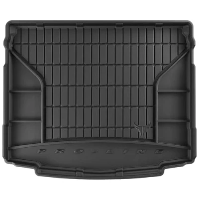 Afbeelding van M MOTOS Kofferbakmat voor Skoda Karoq vanaf 2017, verbeter je reiscomfort met de zwarte antislip mat Auto TM automat alle weersomstandigheden, bescherming tegen vuil