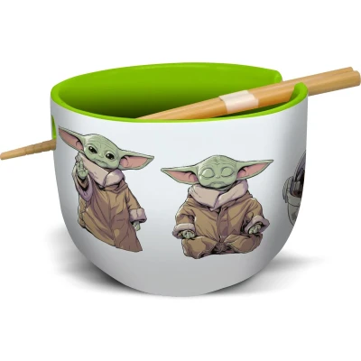 Afbeelding van Star Wars: The Mandalorian Grogu Ramenkom met eetstokjes
