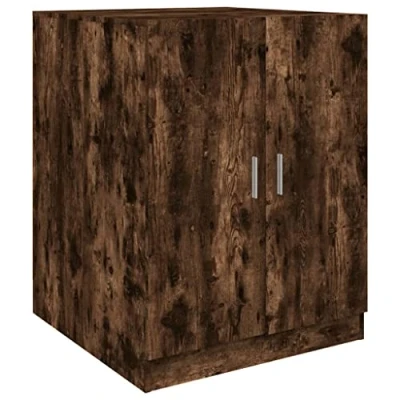 Afbeelding van Wasmachinekast 71x71,5x91,5 cm gerookt eikenkleurig
