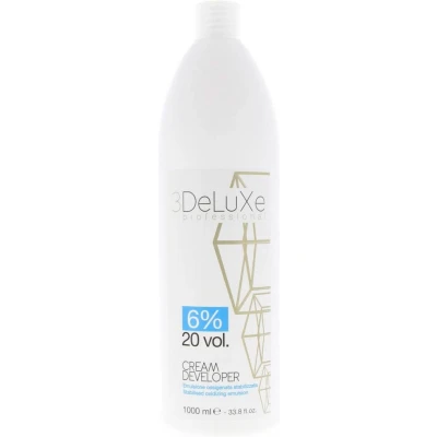 Afbeelding van 3Deluxe Cream Developer Oxidatie 6% 20 Vol. 1000ml