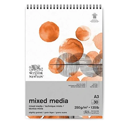 Afbeelding van Winsor &amp; Newton Mixed Media Blok 30 vel 250gr A3