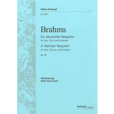 Afbeelding van German Requiem Op 45