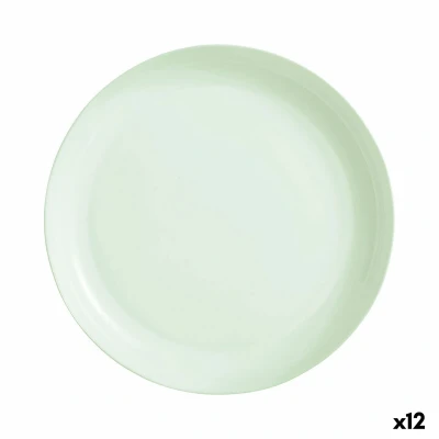 Afbeelding van Diep bord Luminarc Diwali Paradise Groen Glas 29 cm (12 Stuks)