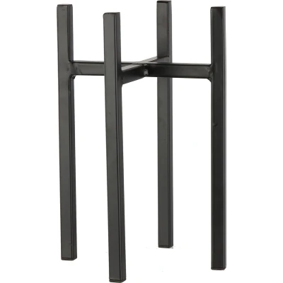 Afbeelding van Ascot Plantenstandaard L14 x B14 H25 cm Metaal Zwart