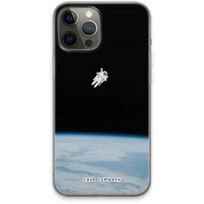 Afbeelding van Case Company® hoesje geschikt voor iPhone 13 Pro Max Alone in Space Soft Cover Telefoonhoesje Bescherming aan alle Kanten en Schermrand