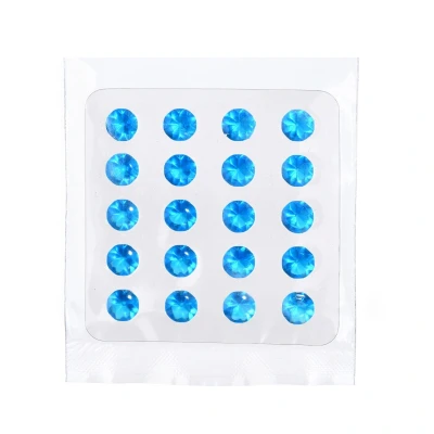 Afbeelding van BrandNewCake Eetbare Jelly Diamanten Blauw 20st