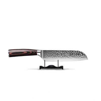 Afbeelding van Hammered RVS Santoku 18 cm