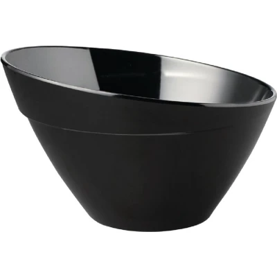 Afbeelding van APS Balance melamine kom zwart 24,5cm