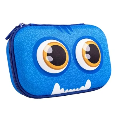 Afbeelding van ZIPIT Beast Pennenetui voor jongens, grote schooletui kinderen, met organizer, blauw