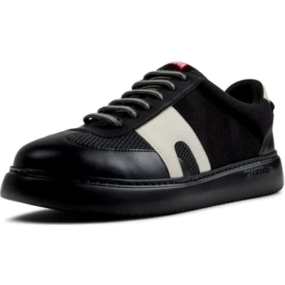 Afbeelding van Camper Sneakers laag, Heren, Maat: 46, Schwarz grau Textiel