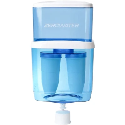 Afbeelding van ZeroWater Gebruiksklare 5 traps kunststof filterwaterdispenser, 18,9 l, NSF gecertificeerd voor het verminderen van lood, andere zware metalen en SPFO/APFO