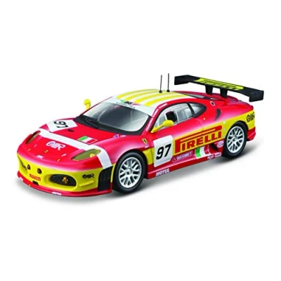 Afbeelding van Bburago Ferrari F430 GT2 &#039;08 modelauto 1:43 Racing Series geschenkdoos 12 cm rood #97 (18 36303)
