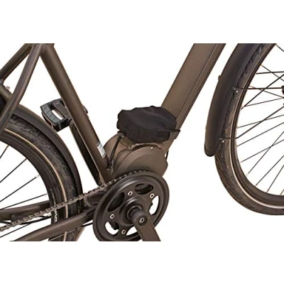 Afbeelding van Prophete 402 Uniseks beschermhoes voor volwassenen met AEG Downtube contactbatterij van neopreen ter bescherming tegen water en vuil, zwart, één maat