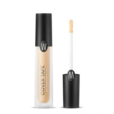 Afbeelding van WYCON Cosmetics Concealer voor gezicht, cover tape, 12 uur, lang, mat, gemiddelde tot hoge dekking NC10