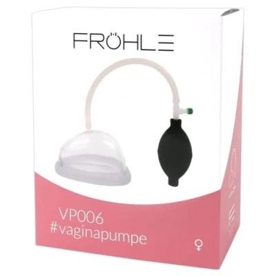 Afbeelding van Fröhle Vagina Zuiger met Bal Pomp voor Realistische Zuig Simulatie en Intiem Genot 12 cm Transparant