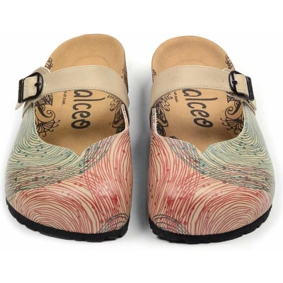 Afbeelding van GOBY Patroon Clogs Slippers Hoge kwaliteit Handmade Maat 35