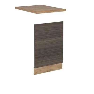 Afbeelding van Vicco Voorpaneel vaatwasser R Line, Edel grijs/Krachtige Eik goud, 45 cm , WB