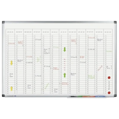 Afbeelding van Planbord Legamaster premium jaarplanner verticaal 60x90cm