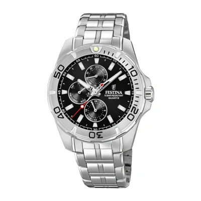Afbeelding van Festina Multifuncion Chronograaf, Heren, Maat: One Size, Black