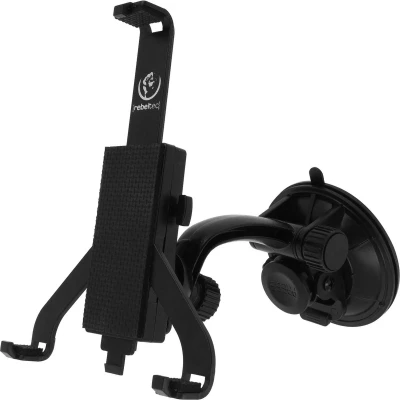 Afbeelding van Universele 2 in 1 Hoofdsteun Tablet Auto Houder van [Rebeltec] Zwart