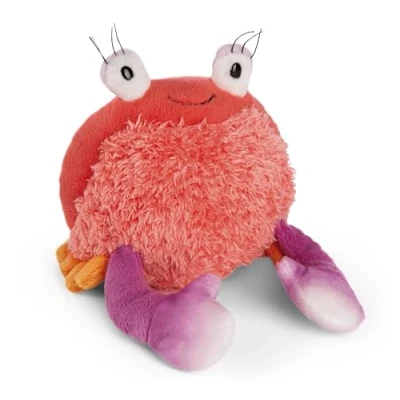 Afbeelding van Seabelle Knuffeldier, pluche, krab, 15 cm, rood, zacht en duurzaam, schattig pluche dier om te knuffelen, spelen, voor kinderen volwassenen, een geweldig cadeau idee