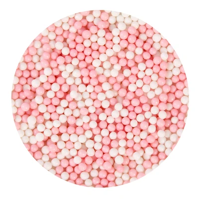 Afbeelding van BrandNewCake Zachte Parels Roze/Wit 500gr.