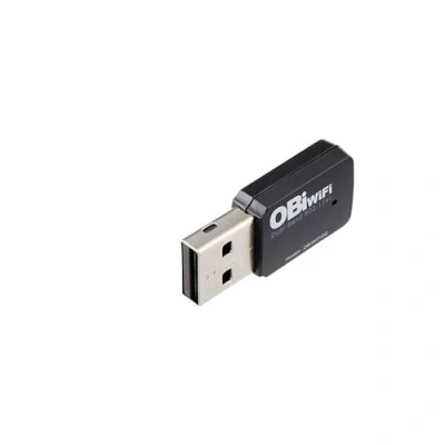 Afbeelding van Poly OBiWiFi5G Netwerkadapter USB 802.11ac (USB), Netwerkadapter, Zilver, Zwart