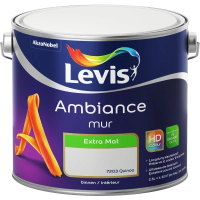 Afbeelding van Levis muurverf Ambiance mur extra mat 2.5l quinoa