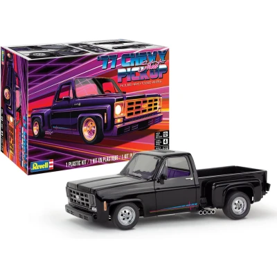 Afbeelding van 1:25 Revell 14552 Chevy Squarebody Street Truck 1976 Plastic Modelbouwpakket