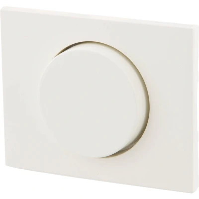 Afbeelding van Berker K1 centraalplaat met knop dimmer polarwit 54.020.85