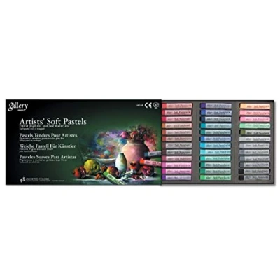 Afbeelding van Gallery Soft Pastel Set, dikte 10 mm, l: 6,5 cm, 48 stuks, diverse kleuren