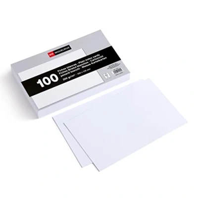 Afbeelding van Miquelrius Flashcards, 100 gladde notitiekaarten, studiekaarten, offsetkarton 200 g/m², afmetingen 125 x mm