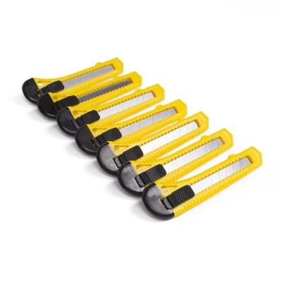 Afbeelding van Benson Stanleymes Afbreekmes Snijmes 18 mm 7 stuks