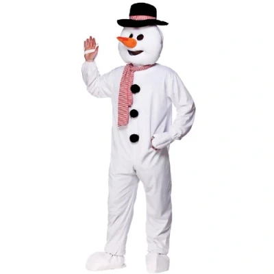 Afbeelding van Wicked Costumes Sneeuwmankostuum voor volwassenen, eenheidsmaat