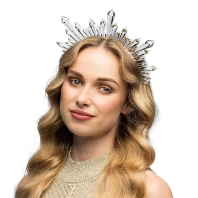 Afbeelding van Boland Diadeem Halo kroon Saphira Volwassenen Vrouwen Fantasy Festival Engel Fee
