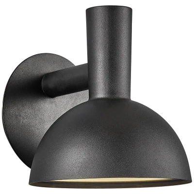 Afbeelding van Buitenwandlamp ARKI zwart Ø 20 cm